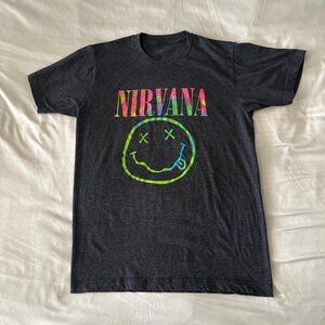 Nirvana Womens Colorful Logo Tee